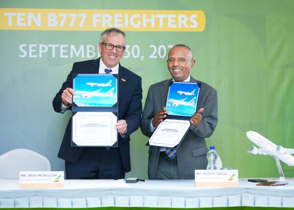 Flotte de fret d’Ethiopian Airlines : Le géant africain signe un accord avec Boeing pour les cargos 777-8F et 777F